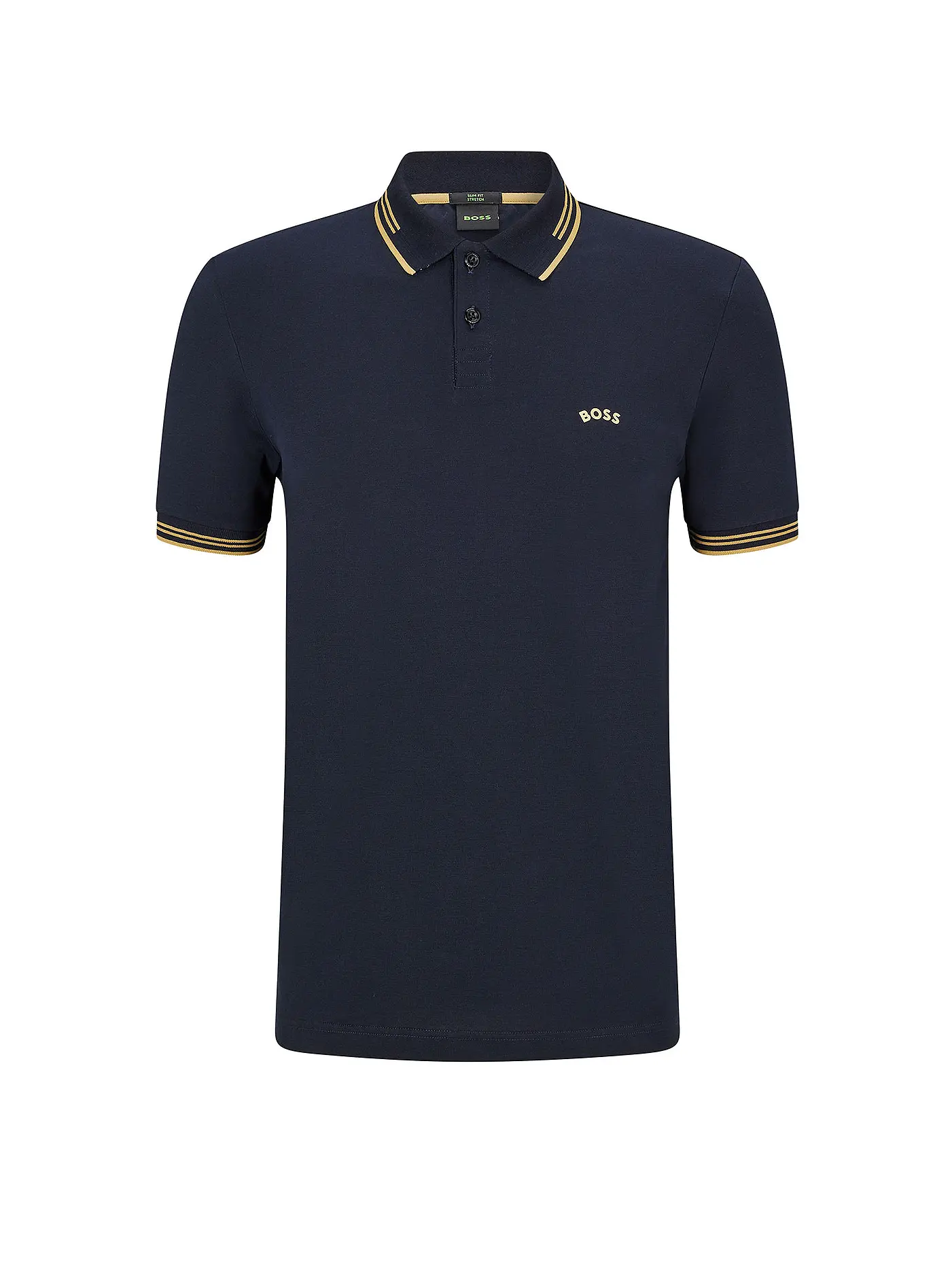 BOSS | Poloshirt Slim Fit PAUL CURVED | dunkelblau